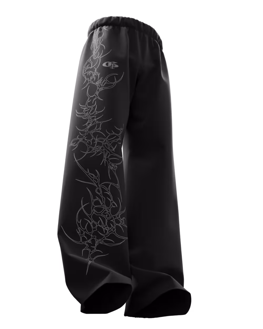 Xyden Black Baggy Pants image 3