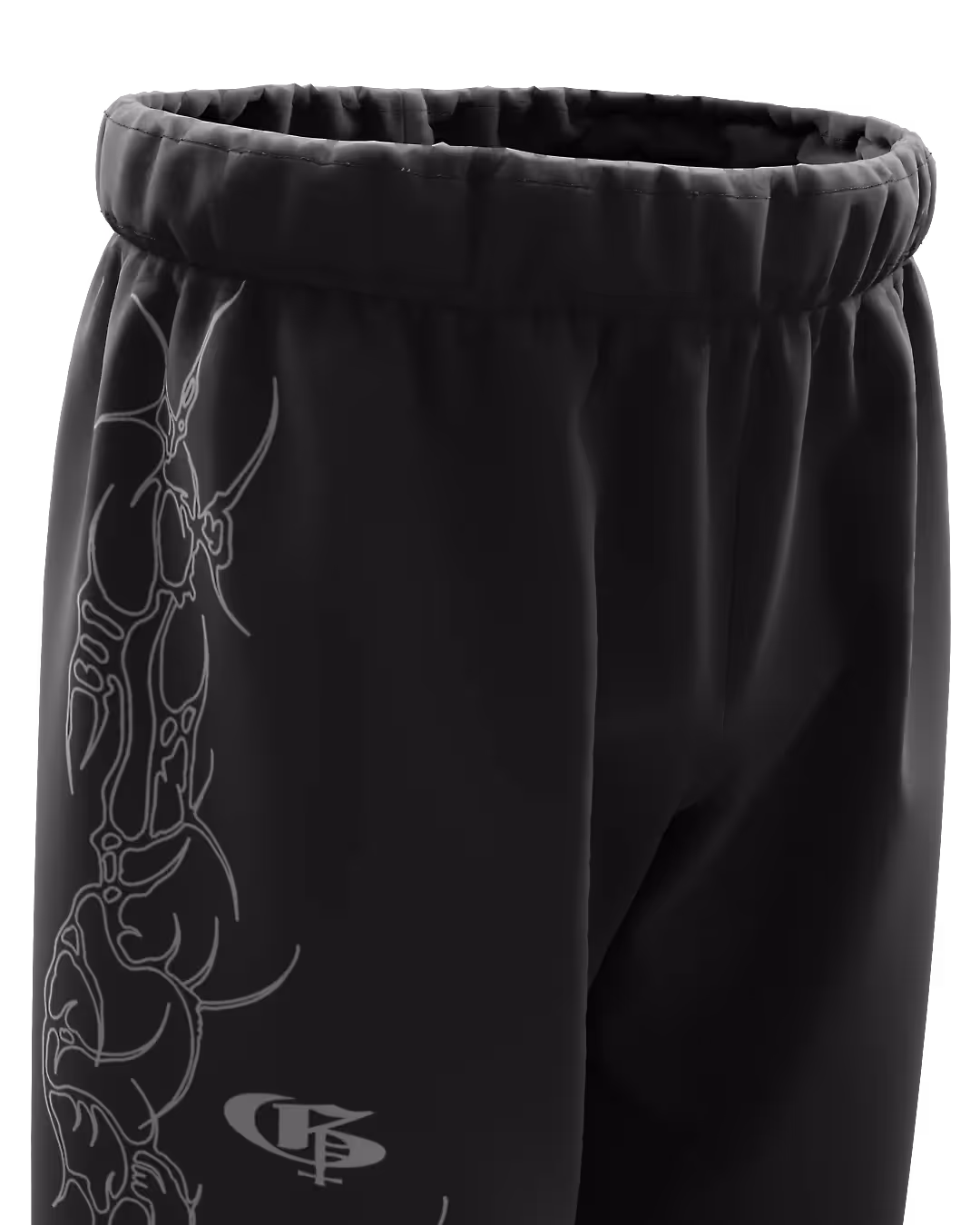 Xyden Black Baggy Pants image 4