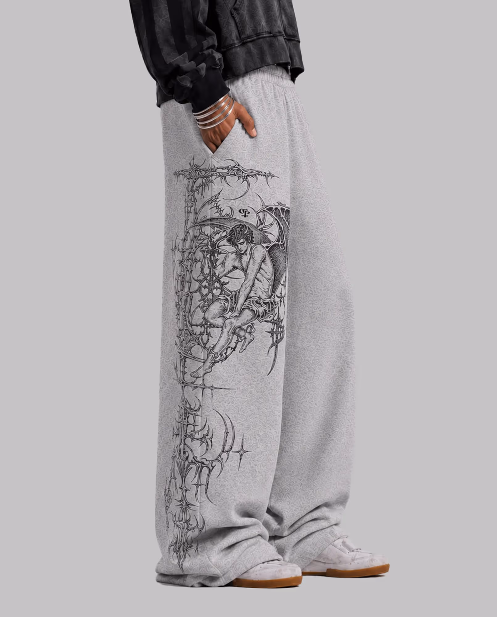 Zenith Grey Baggy Pants  image 3
