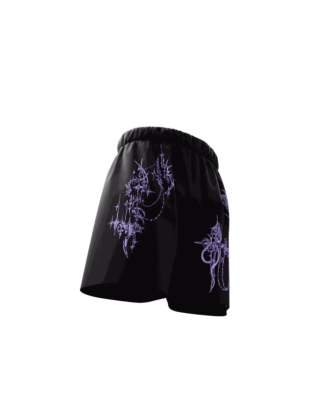 Zyra Black Unisex Shorts  image 2