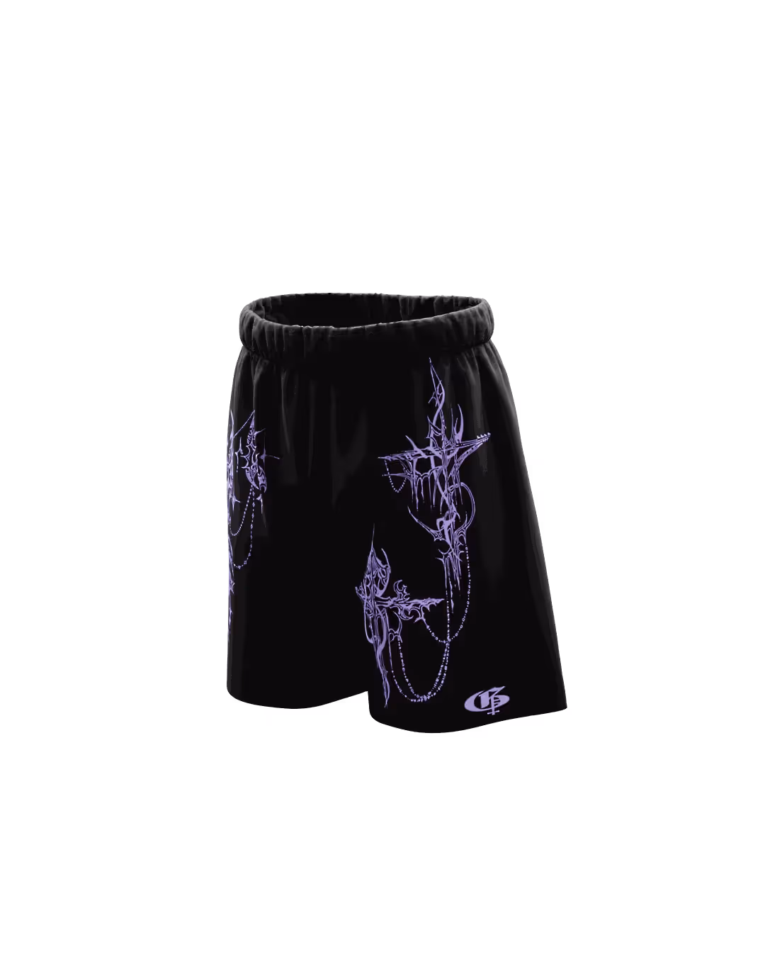 Zyra Black Unisex Shorts  image 4