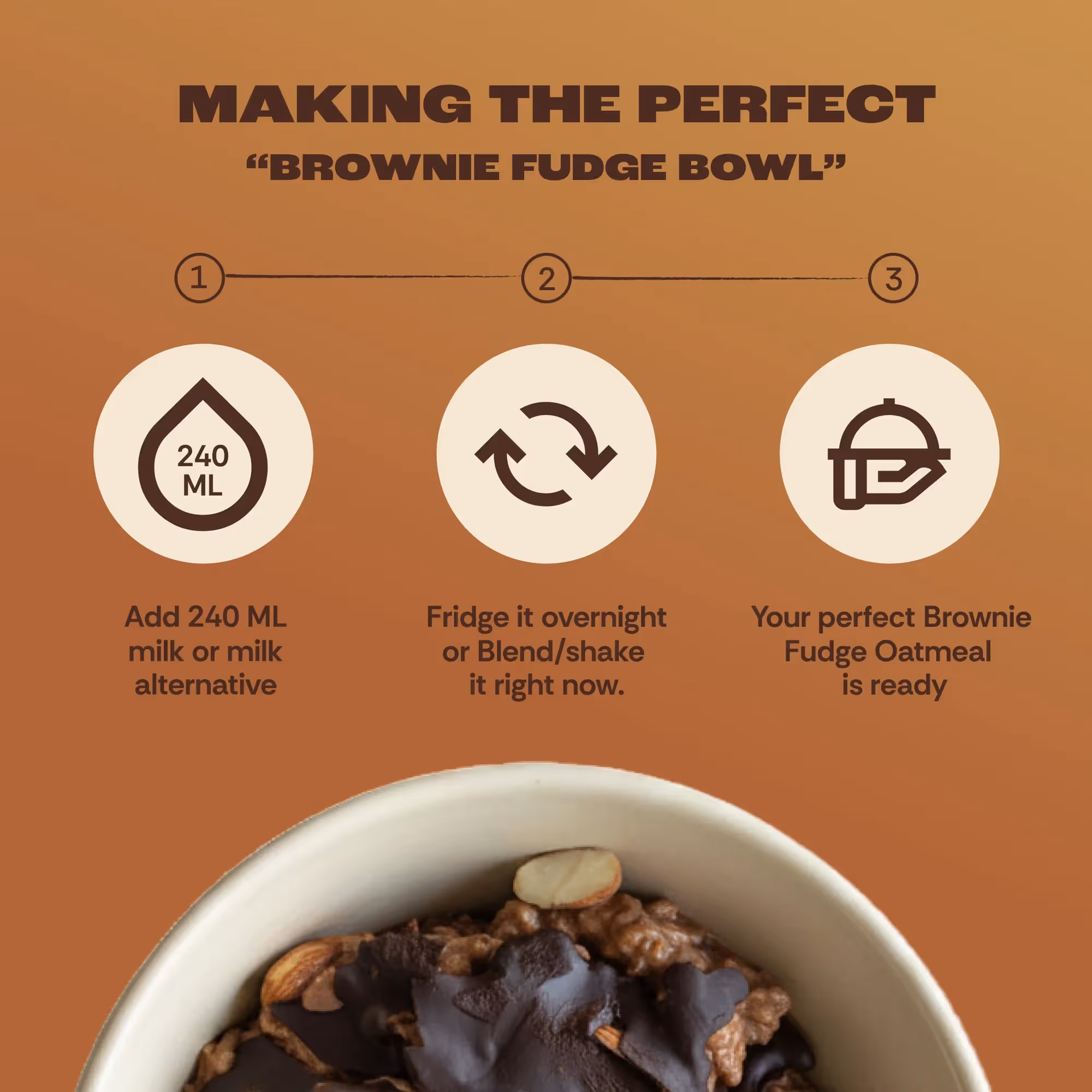 Brownie Fudge High Protein Oats  image 5