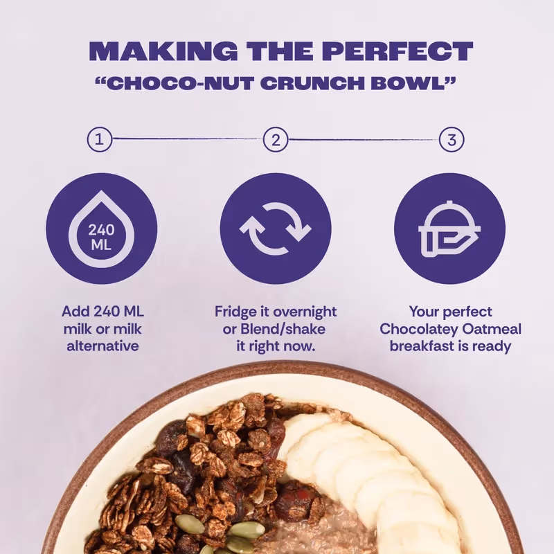 Choconut Crunch High Protein Oats image 6