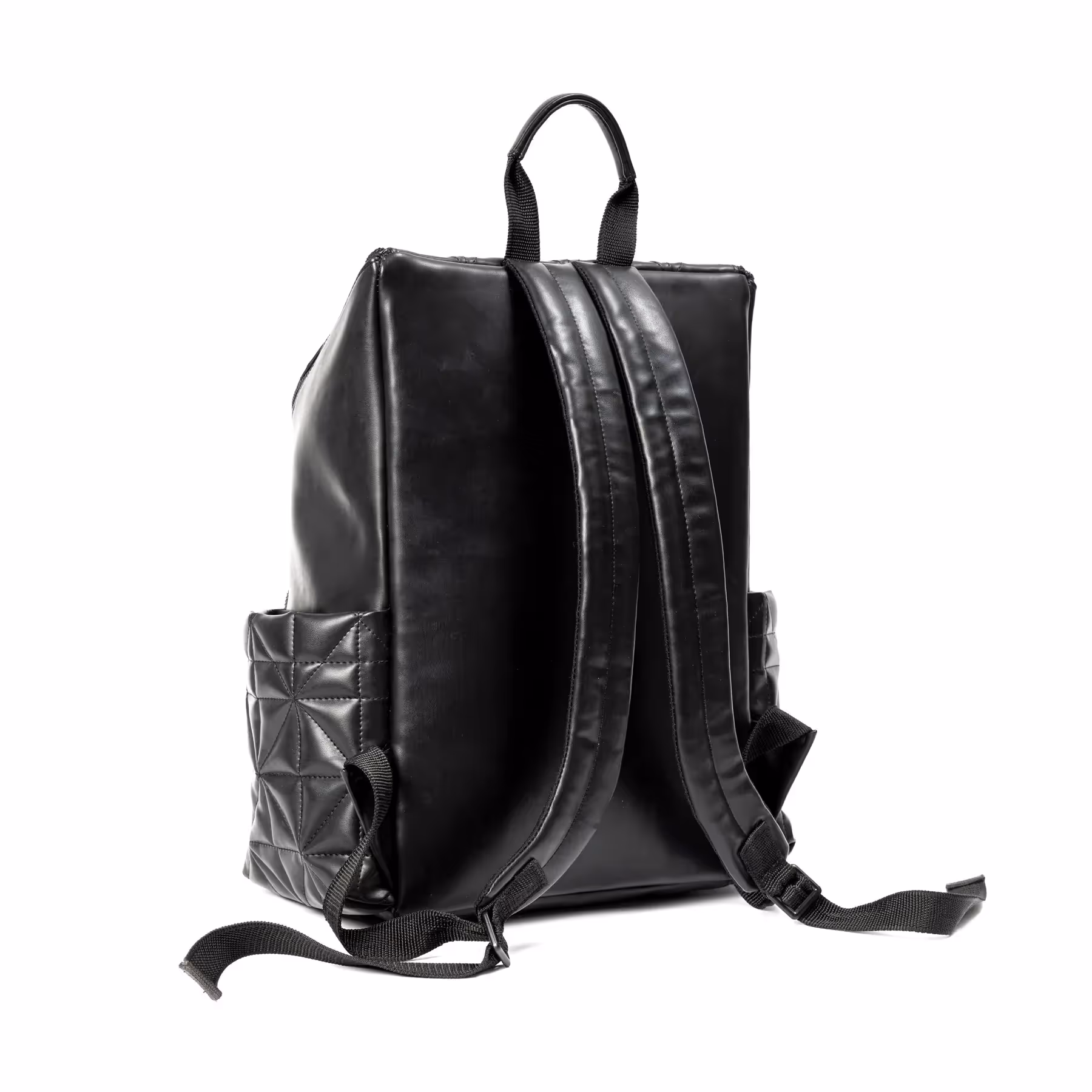 Green Hermitage Elm Black Vegan Leather Backpack - photo 3 of 7