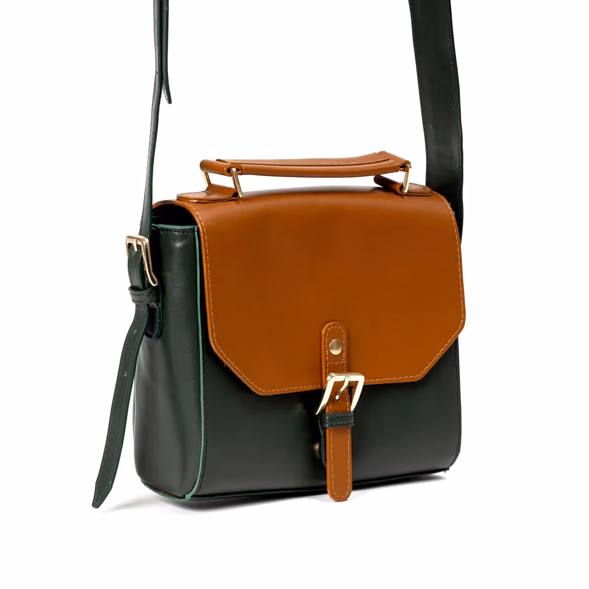 Green Hermitage Juniper Vegan Leather Sling Bag - Green - photo 2 of 4