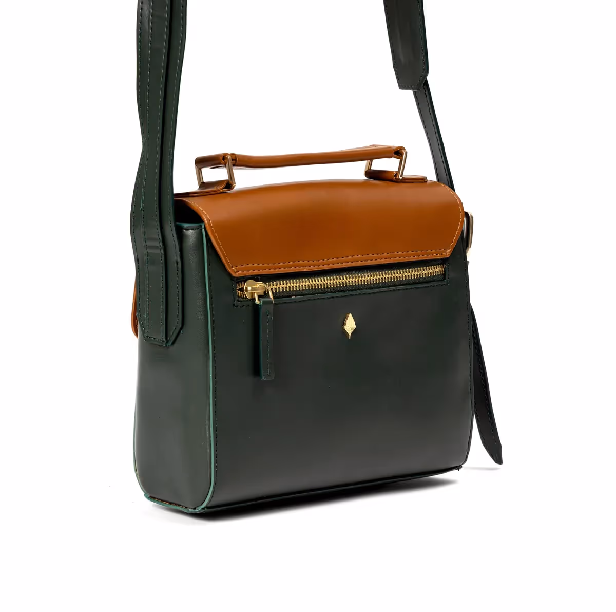 Green Hermitage Juniper Vegan Leather Sling Bag - Green - photo 3 of 4