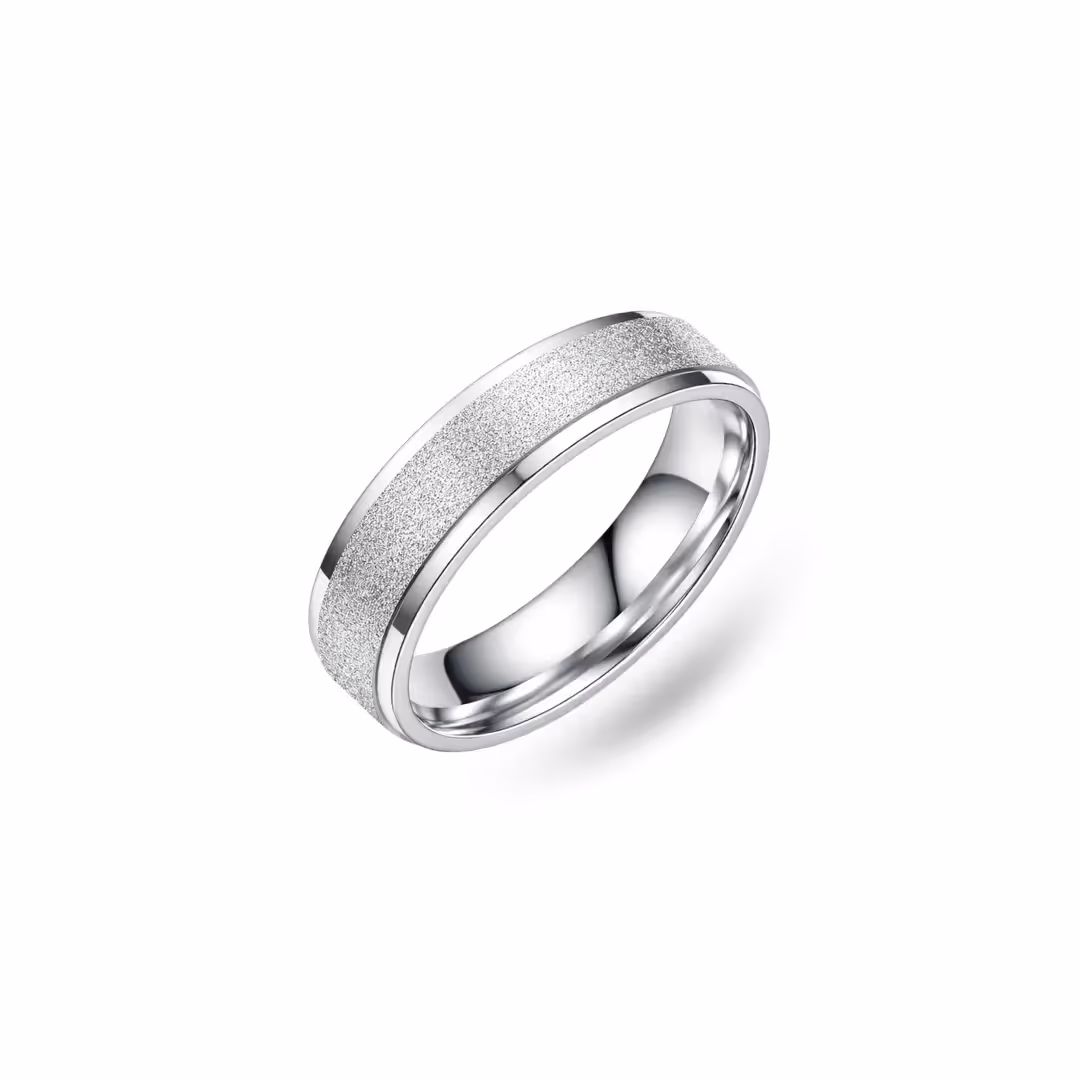 Frosted Ring Silver  image 1