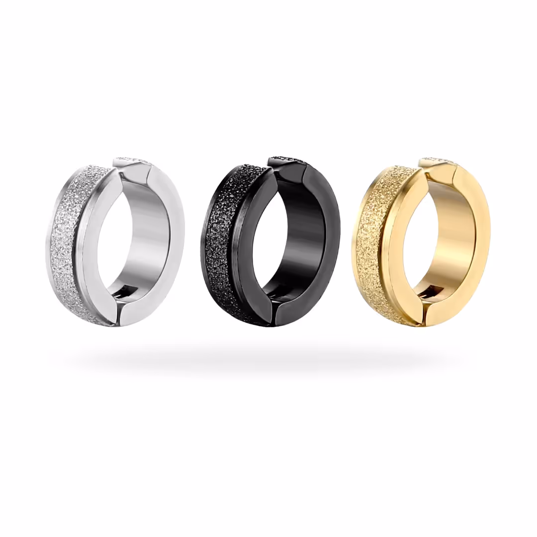 Frosted Unpierced Hoop/Cuff  image 1