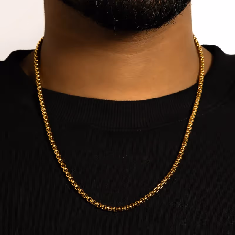 Grytt BOX CHAIN (GOLD) - photo 2 of 3