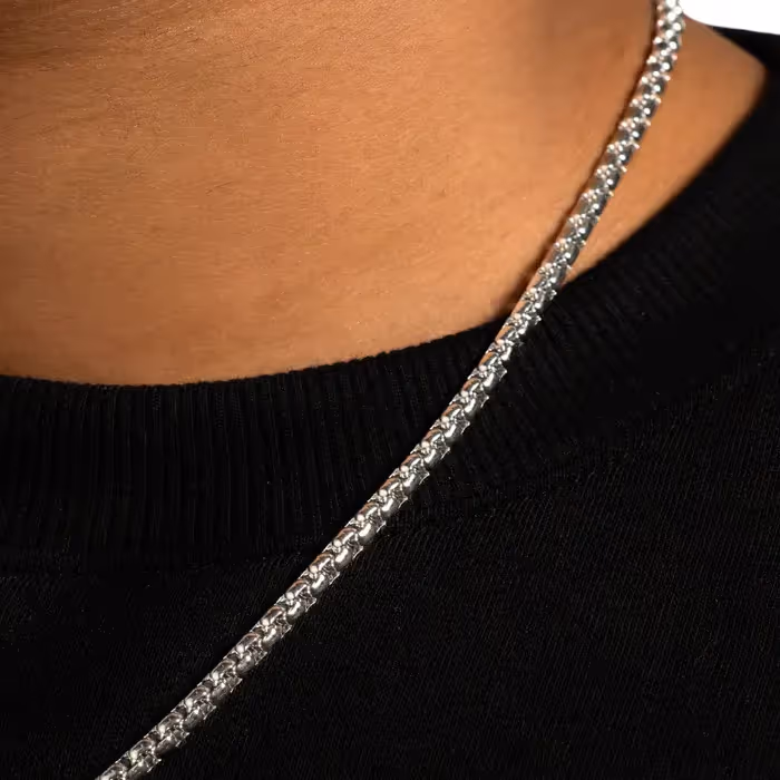 Grytt BOX CHAIN (SILVER) - photo 1 of 4
