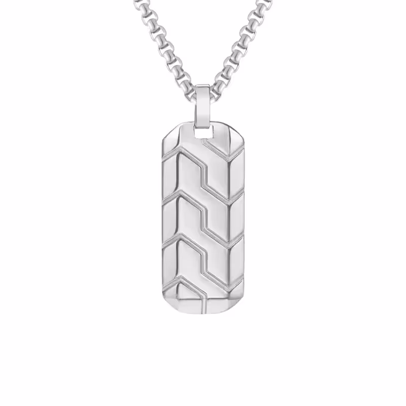 Grytt CIPHER PENDANT WITH CHAIN (SILVER) - photo 1 of 4