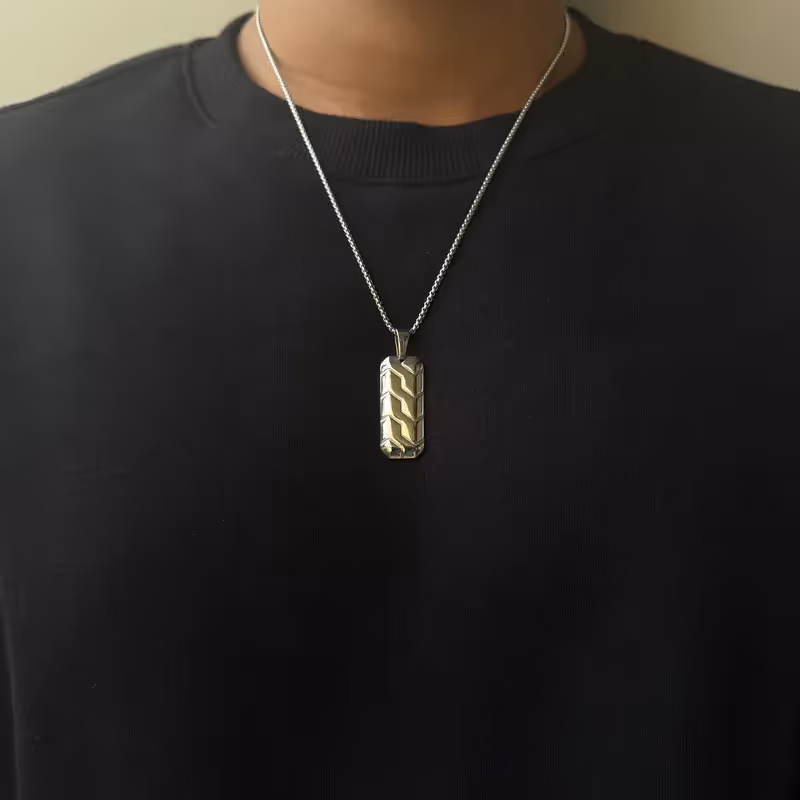 Grytt CIPHER PENDANT WITH CHAIN (SILVER) - photo 2 of 4