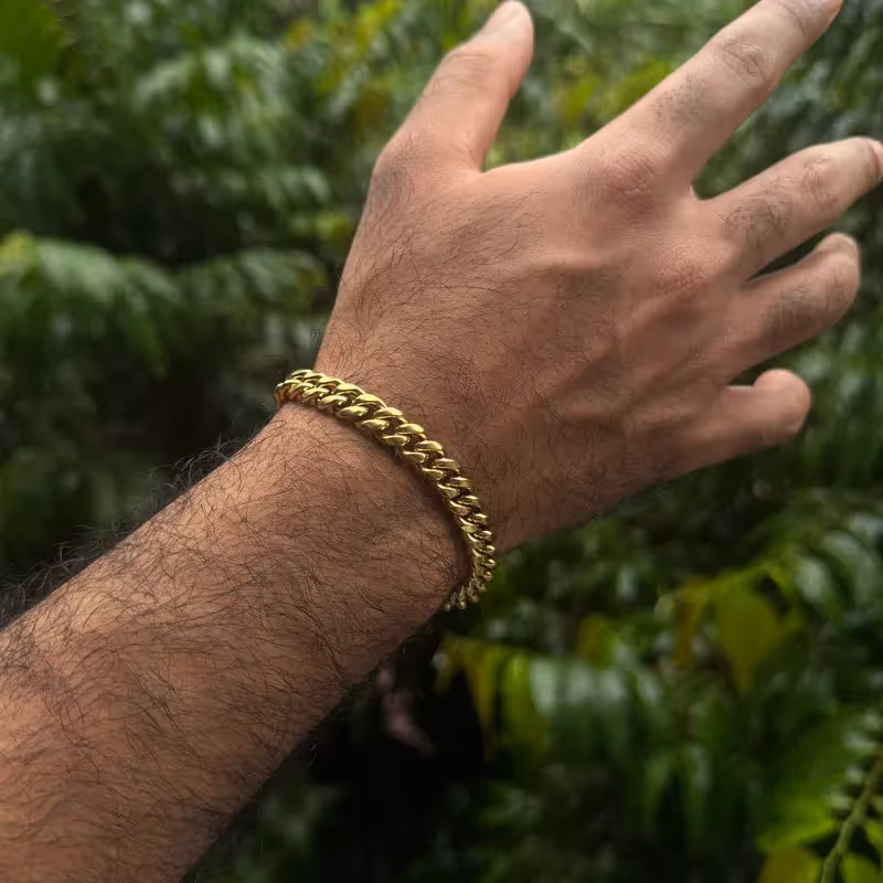 Grytt CUBAN BRACELET 8MM (GOLD) - photo 2 of 3