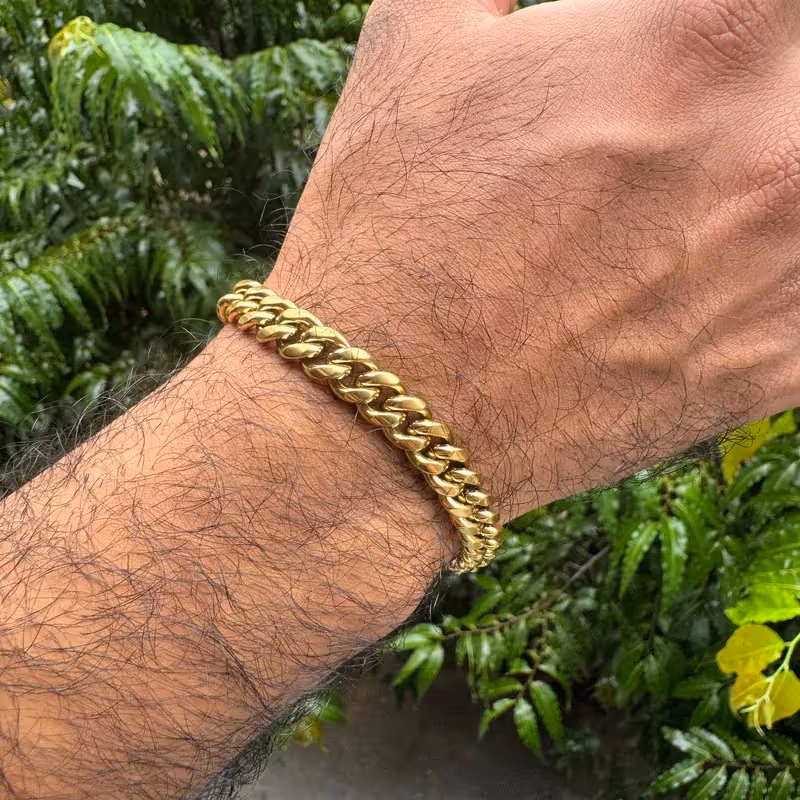 Grytt CUBAN BRACELET 8MM (GOLD) - photo 3 of 3