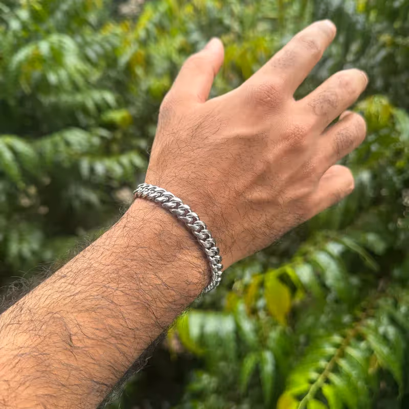Grytt CUBAN BRACELET 8MM (SILVER) - photo 2 of 3