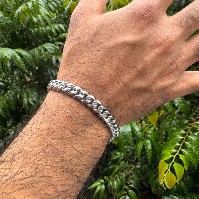 Grytt CUBAN BRACELET 8MM (SILVER) - photo 3 of 3