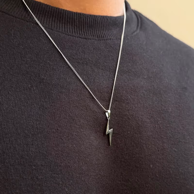 Grytt FLASH PENDANT WITH CHAIN (SILVER) - photo 1 of 4