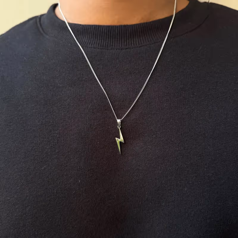 Grytt FLASH PENDANT WITH CHAIN (SILVER) - photo 2 of 4