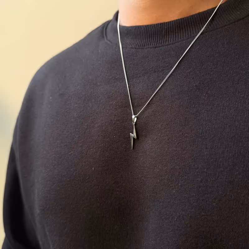 Grytt FLASH PENDANT WITH CHAIN (SILVER) - photo 3 of 4