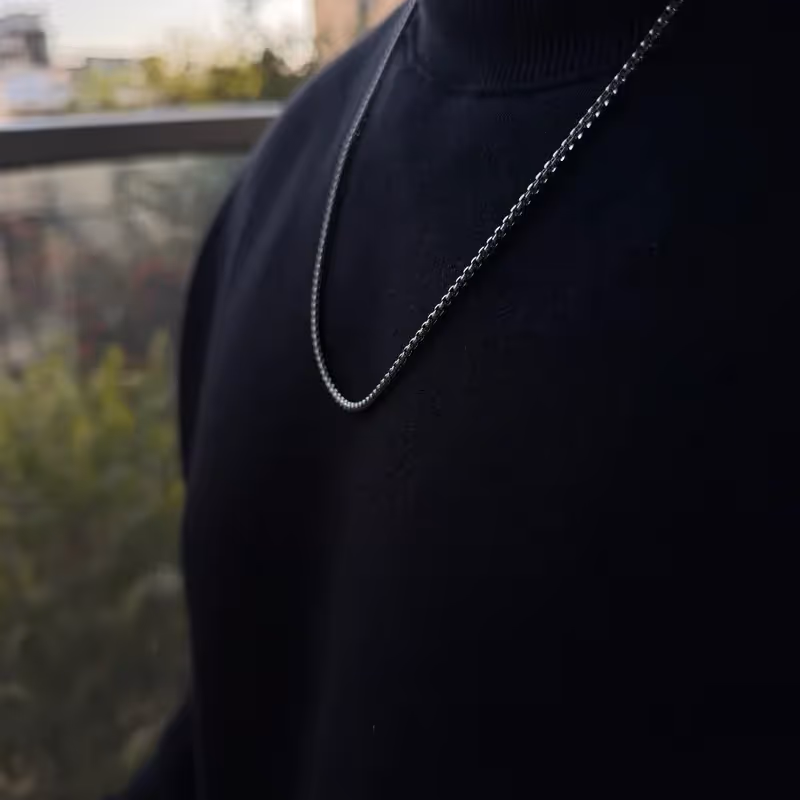 Grytt MICRO BOX CHAIN (SILVER) - photo 3 of 4