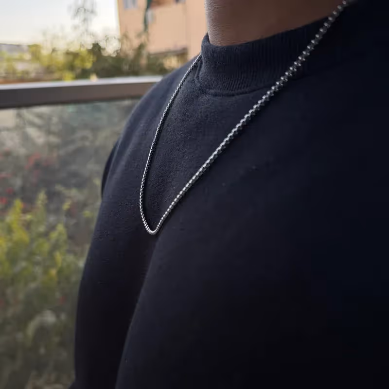Grytt MICRO BOX CHAIN (SILVER) - photo 4 of 4