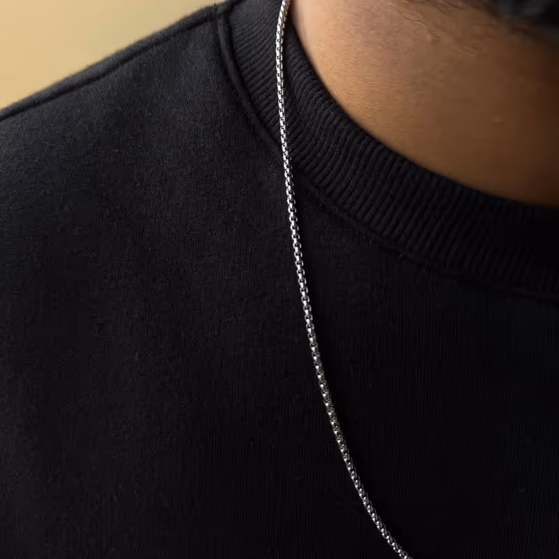 Grytt MICRO BOX CHAIN (SILVER) - photo 2 of 4