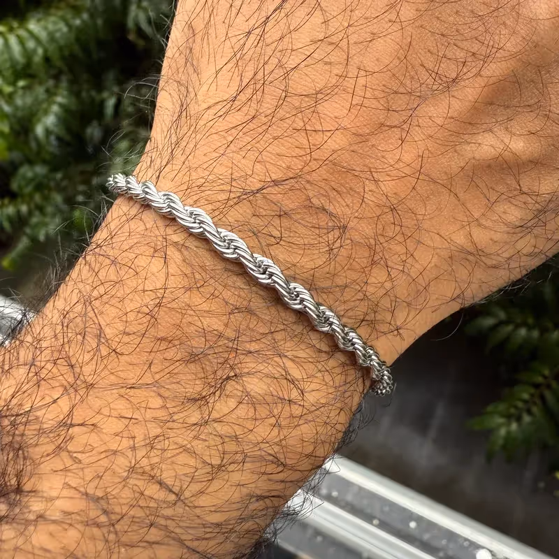 Grytt ROPE BRACELET (SILVER) - photo 3 of 4