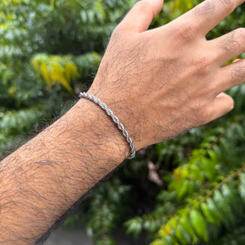 Grytt ROPE BRACELET (SILVER) - photo 4 of 4
