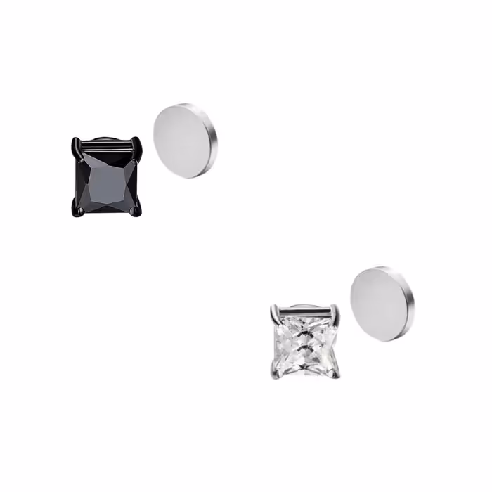 Grytt SQUARE STUD - (MAGNETIC NON-PIERCED) - photo 1 of 7