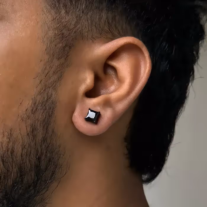 Grytt SQUARE STUD - (MAGNETIC NON-PIERCED) - photo 6 of 7