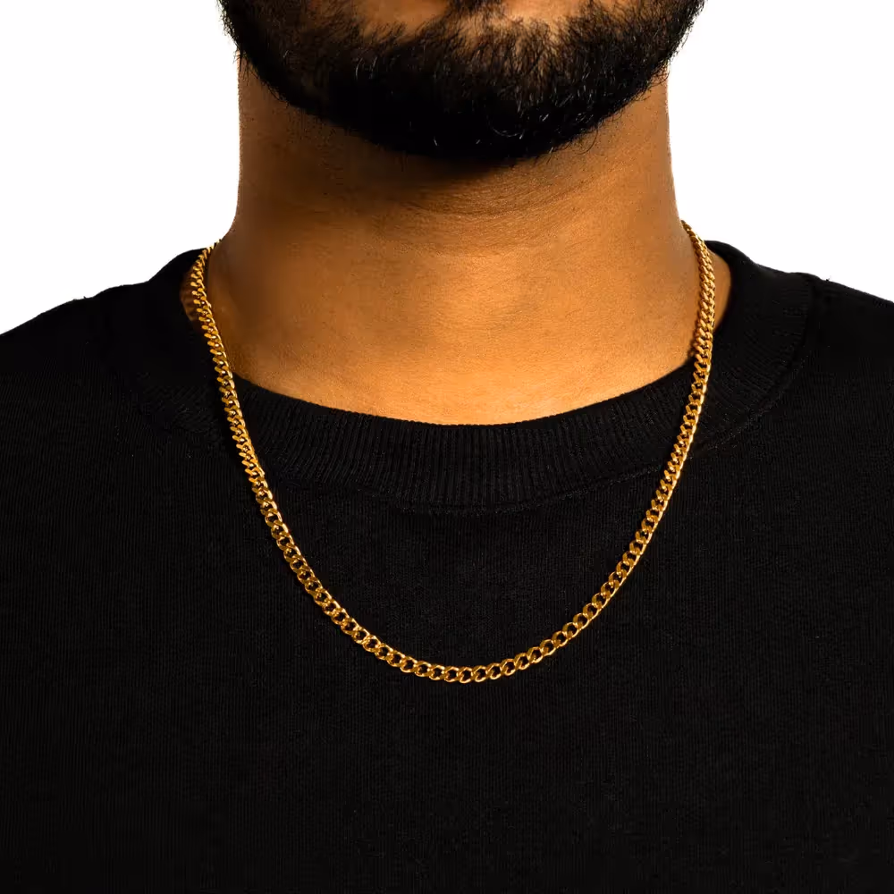 Grytt THIN CUBAN CHAIN (GOLD) - photo 2 of 5