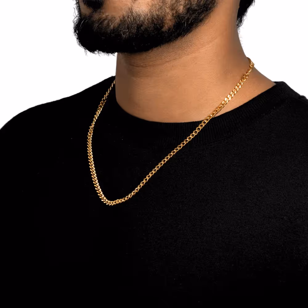 Grytt THIN CUBAN CHAIN (GOLD) - photo 3 of 5