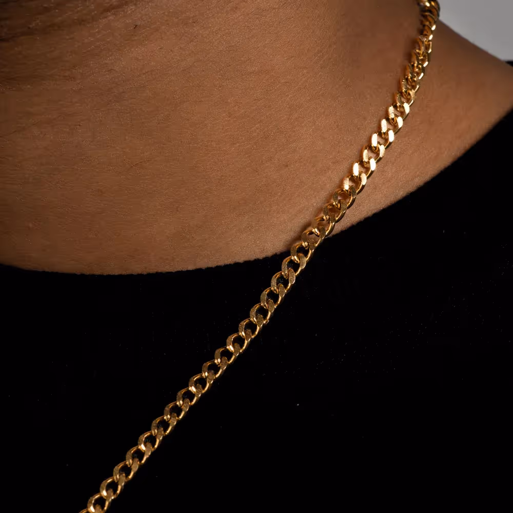 Grytt THIN CUBAN CHAIN (GOLD) - photo 4 of 5