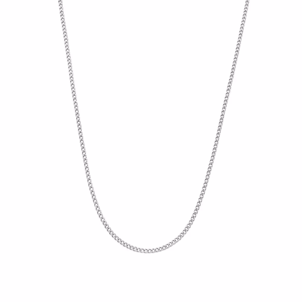 Grytt THIN CUBAN CHAIN (SILVER) - photo 1 of 5