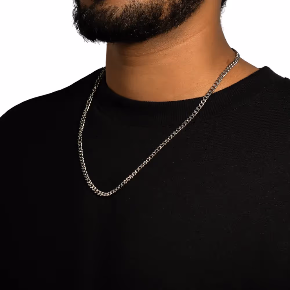 Grytt THIN CUBAN CHAIN (SILVER) - photo 3 of 5