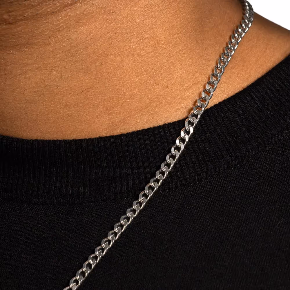 Grytt THIN CUBAN CHAIN (SILVER) - photo 4 of 5