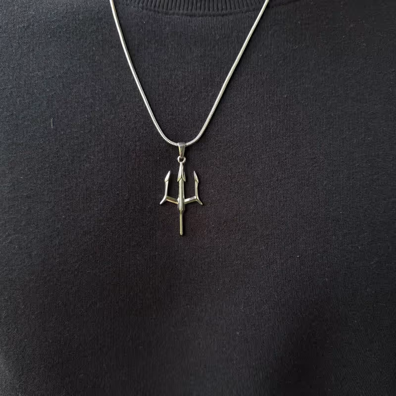 Grytt TRIDENT PENDANT WITH CHAIN (SILVER) - photo 2 of 4