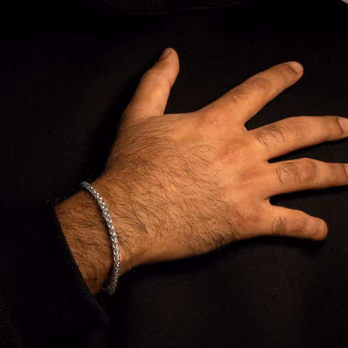 Grytt Wheat Bracelet (SILVER) - photo 3 of 4