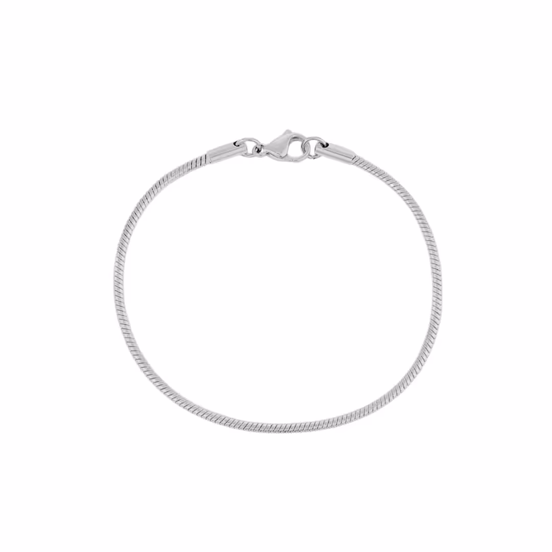 Micro Round Bracelet - Silver image 1