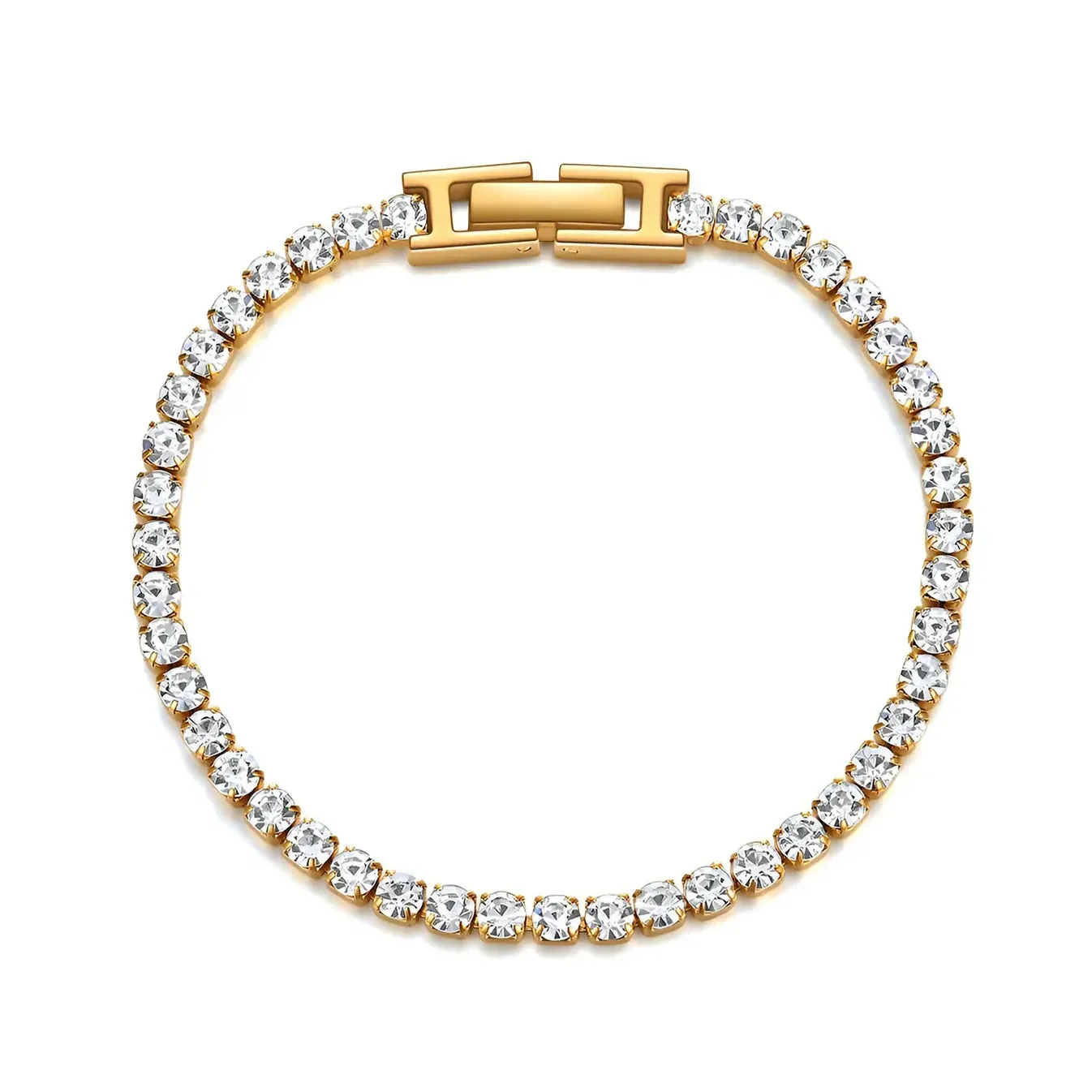 Tennis Bracelet (Gold)