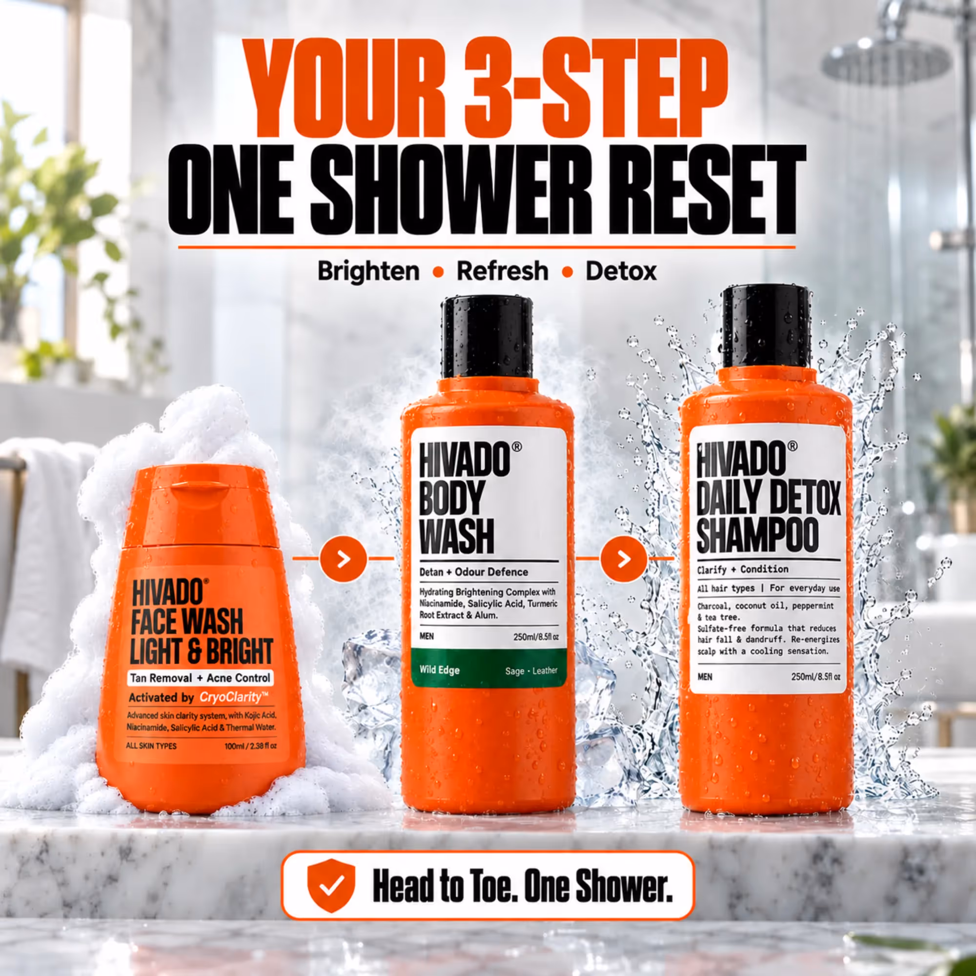One Shower Reset Trio image 2