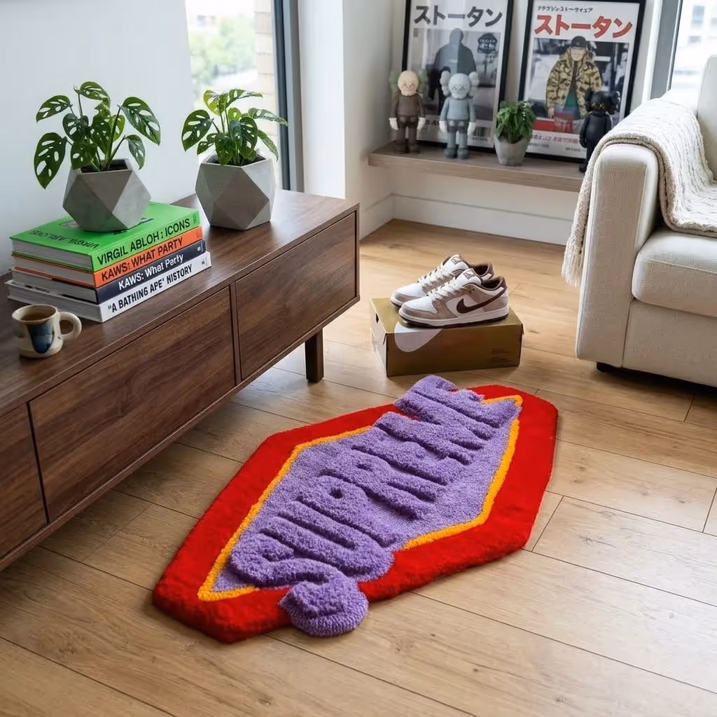 3D Typography Supreme Rug  image 7