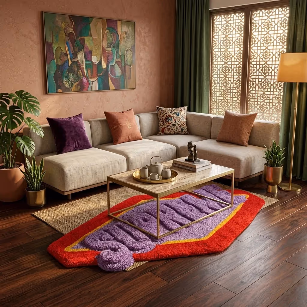 3D Typography Supreme Rug  image 8