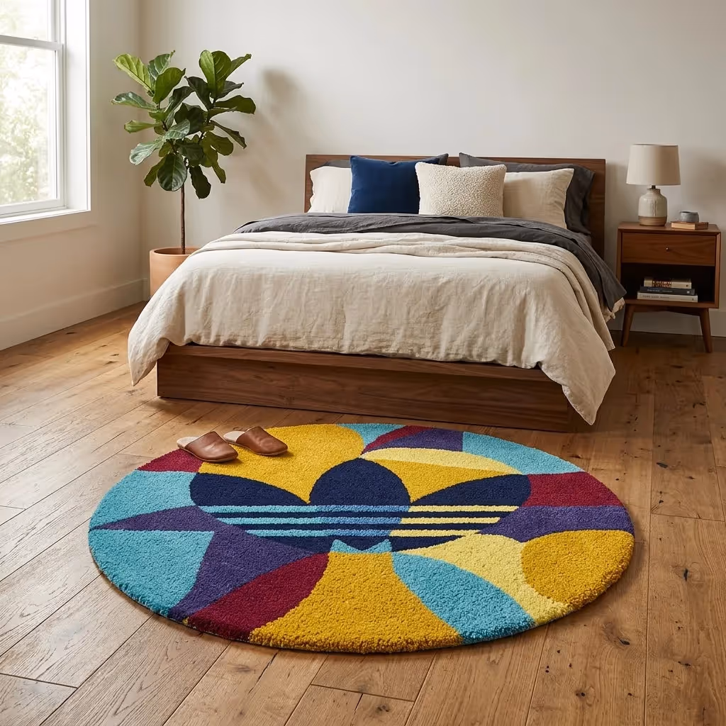 Abstract Trefoil Rug  image 5