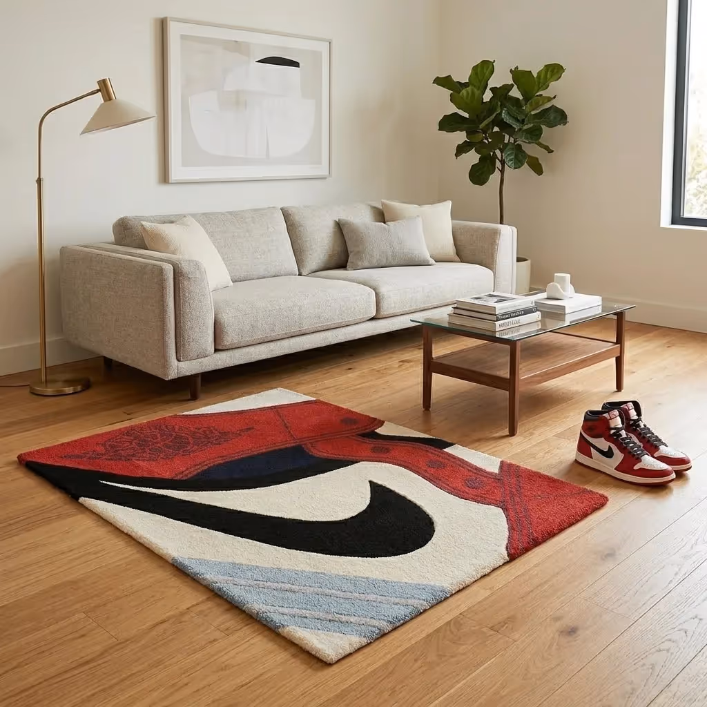 Air Jordan Chicago Sneaker Rug  image 6