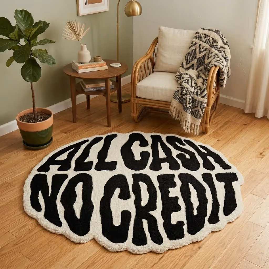 All Cash No Credit Rug image 2