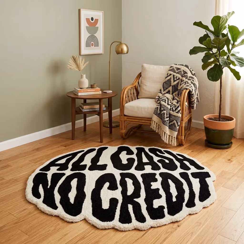 All Cash No Credit Rug image 3