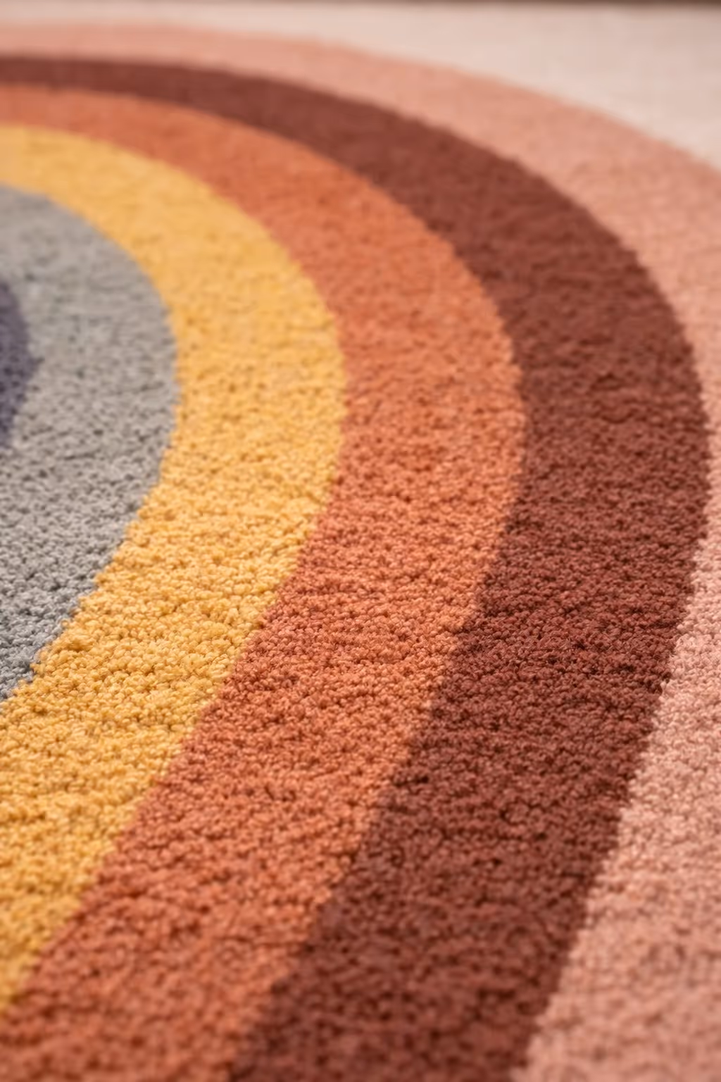 Amelia Kids Modern Rainbow Area Rug  image 2
