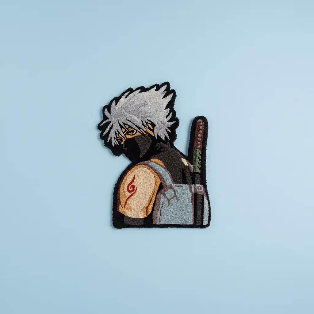 Anbu Kakashi Hand-Tufted Rug image 1