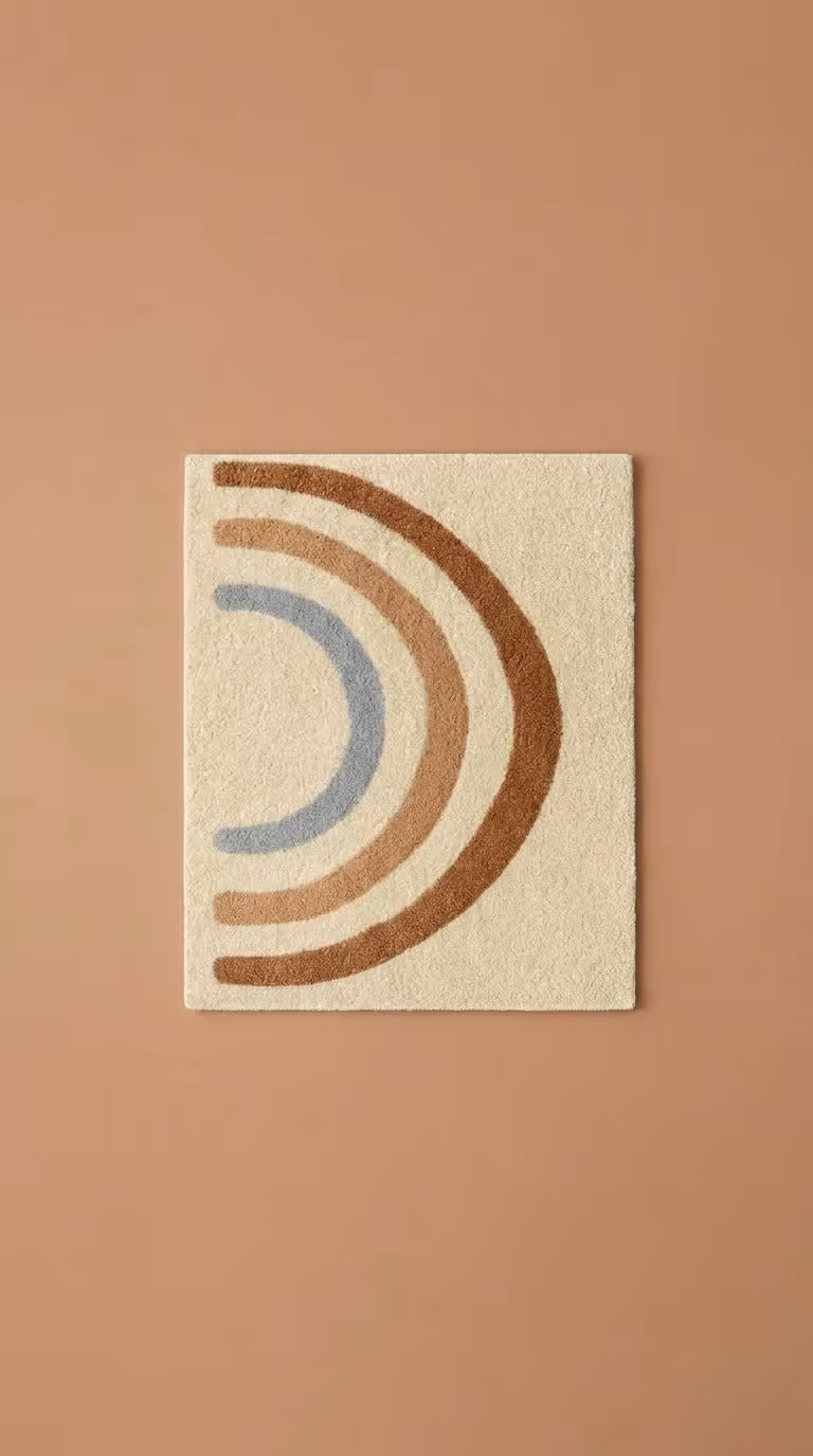 Anna Kids Rainbow Shag Area Rug  image 2
